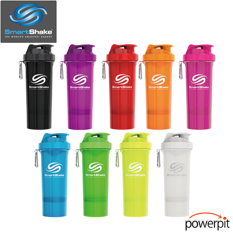 SmartShakeスマートシェイク O2Go 600ml 1個入り 色が選べます カラビナ付き プロテインシェイカー シェーカー ドリンクボトル マイボトル プロテインケース付き