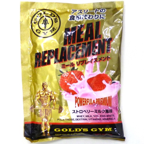 ゴールドジム F8620 MRPミールリプレイスメント ストロベリーミルク風味【 55g 】 個包装1袋 GoldGym