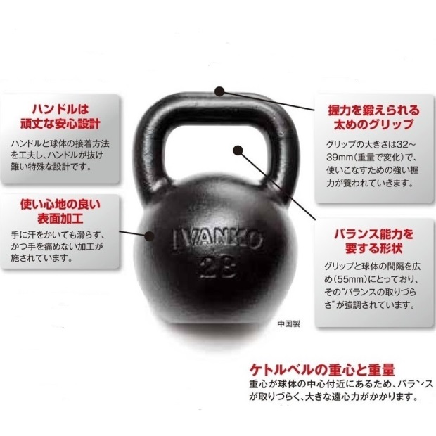 8kg ケトルベル イバンコ IVANKO